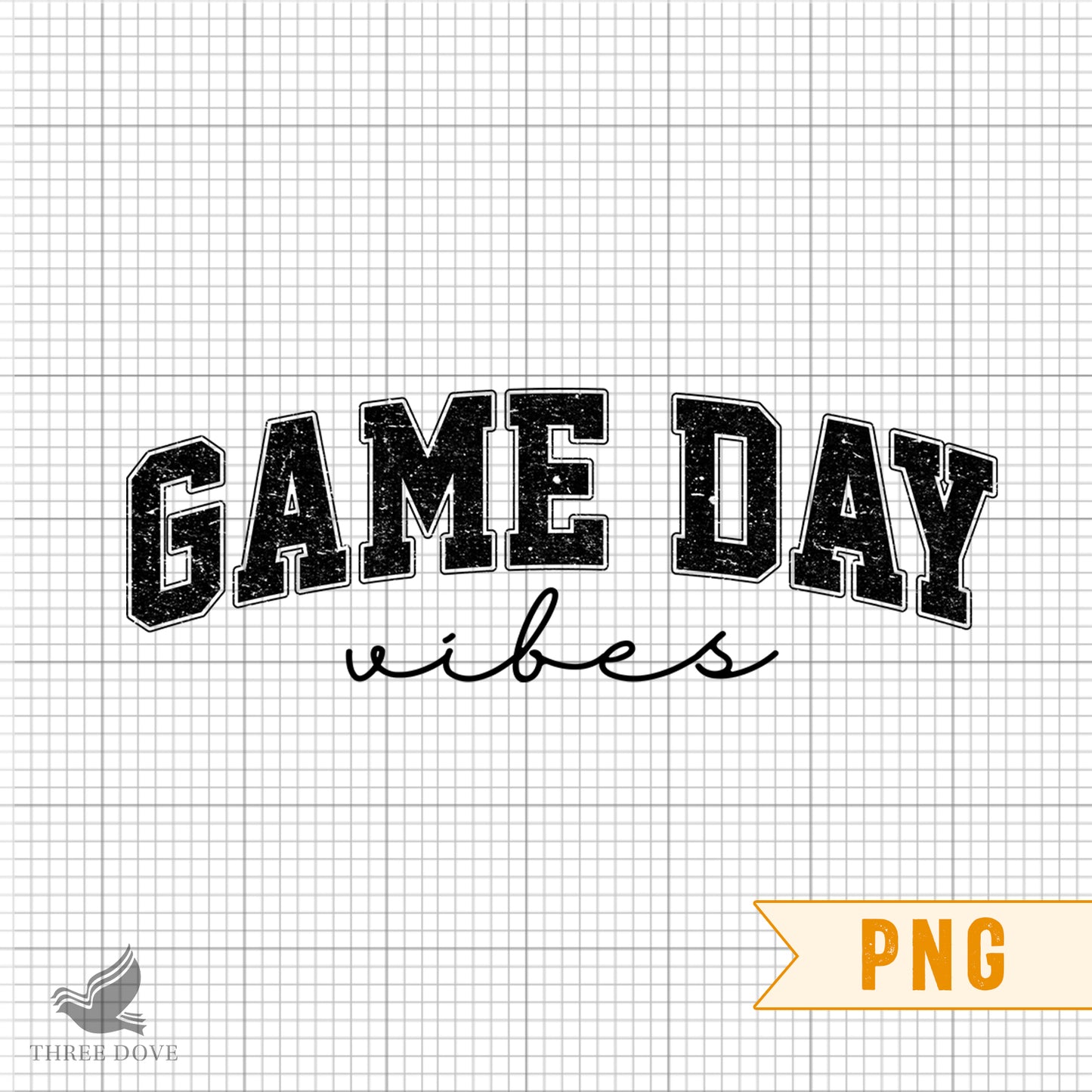 retro game day vibes varsity sublimation png