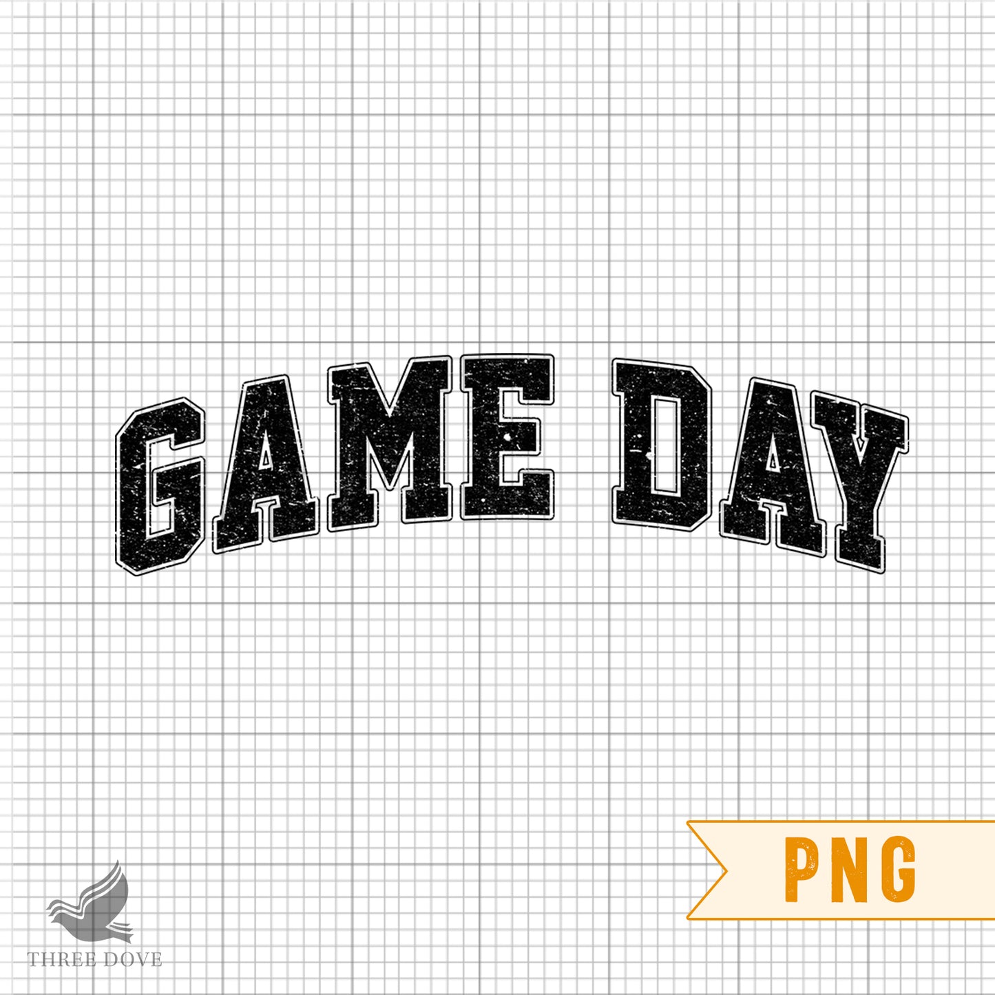 retro game day varsity sublimation png