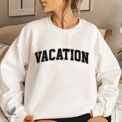 Retro Vacation Varsity Sublimation PNG