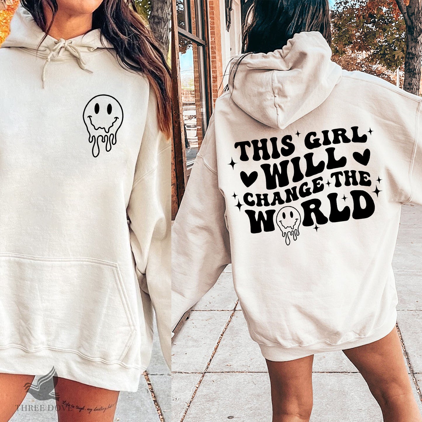 this girl will change the world retro wavy svg