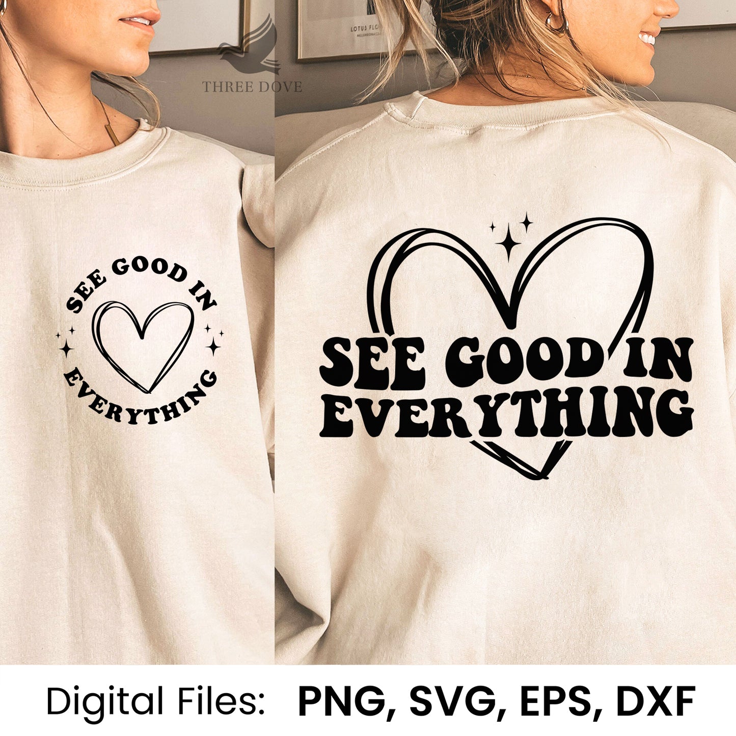 see good in everything retro wavy svg