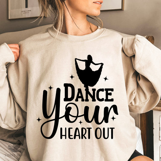 Dance your heart out Retro Wavy SVG