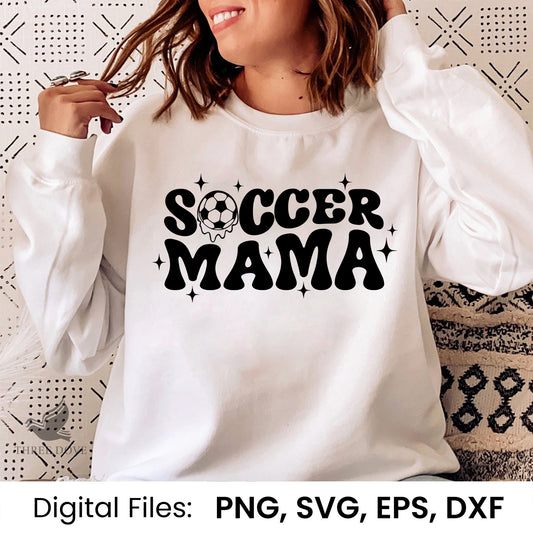 Soccer Mama Retro Wavy SVG