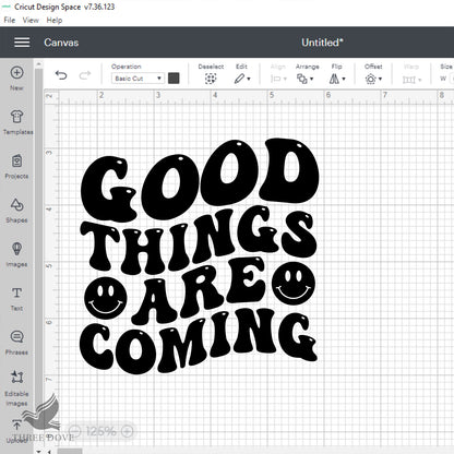 Good things are coming Retro Wavy SVG