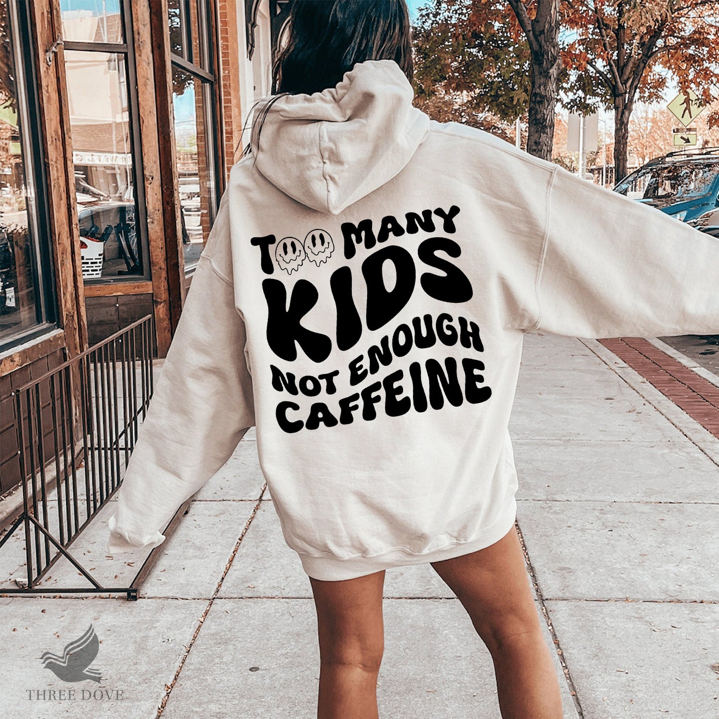 too many kids not enough caffeine retro wavy svg