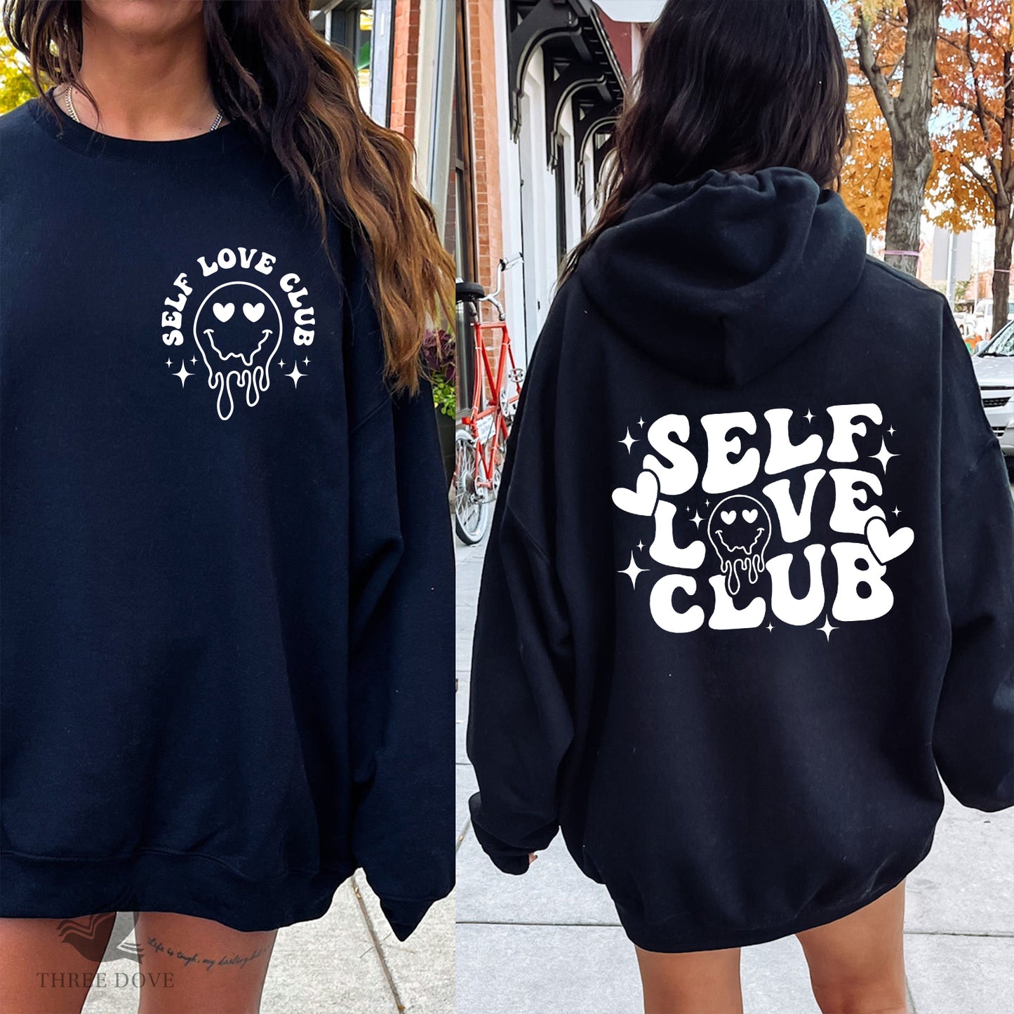 self love club retro wavy svg