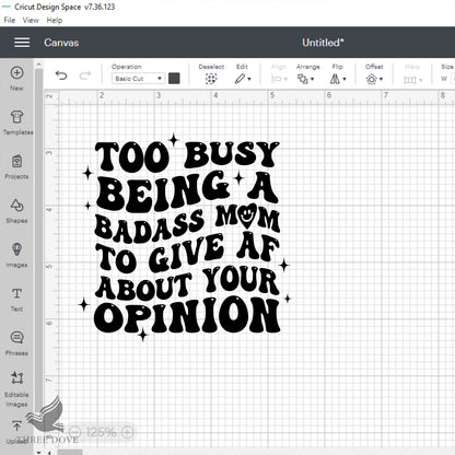 Too Busy Being A Badass Mom To Give AF About Your Opinion Retro Wavy SVG