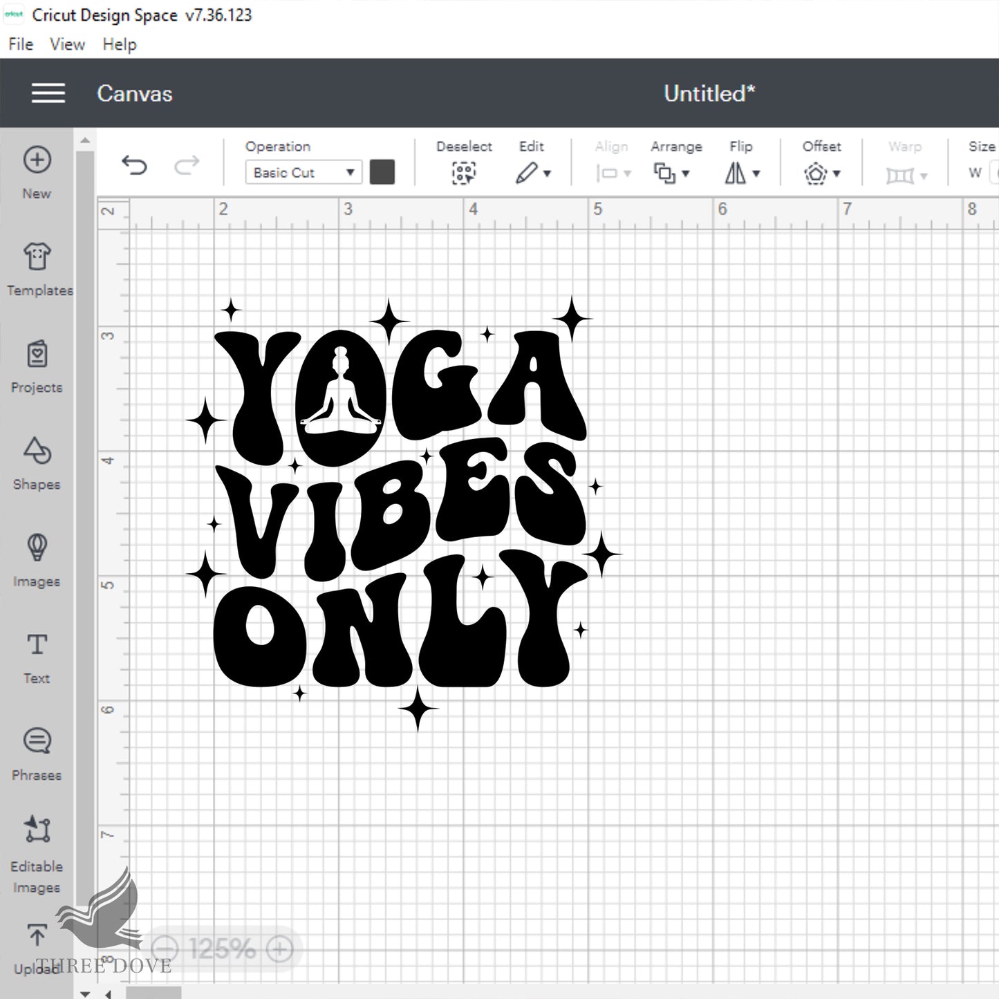 yoga vibes only retro wavy svg