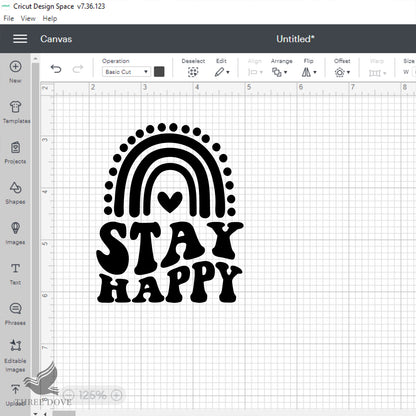 Stay Happy Wavy SVG_2