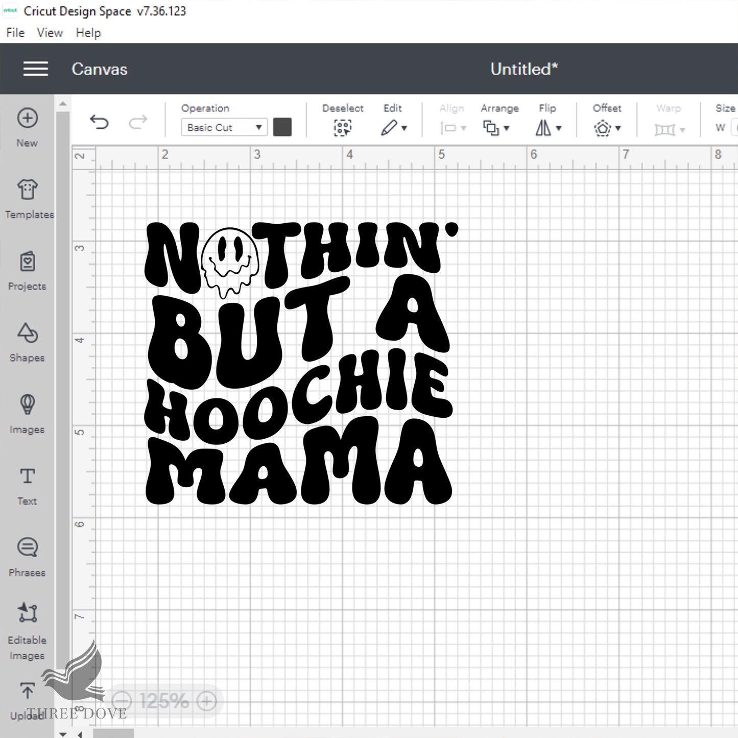 nothin but a hoochie mama retro wavy svg