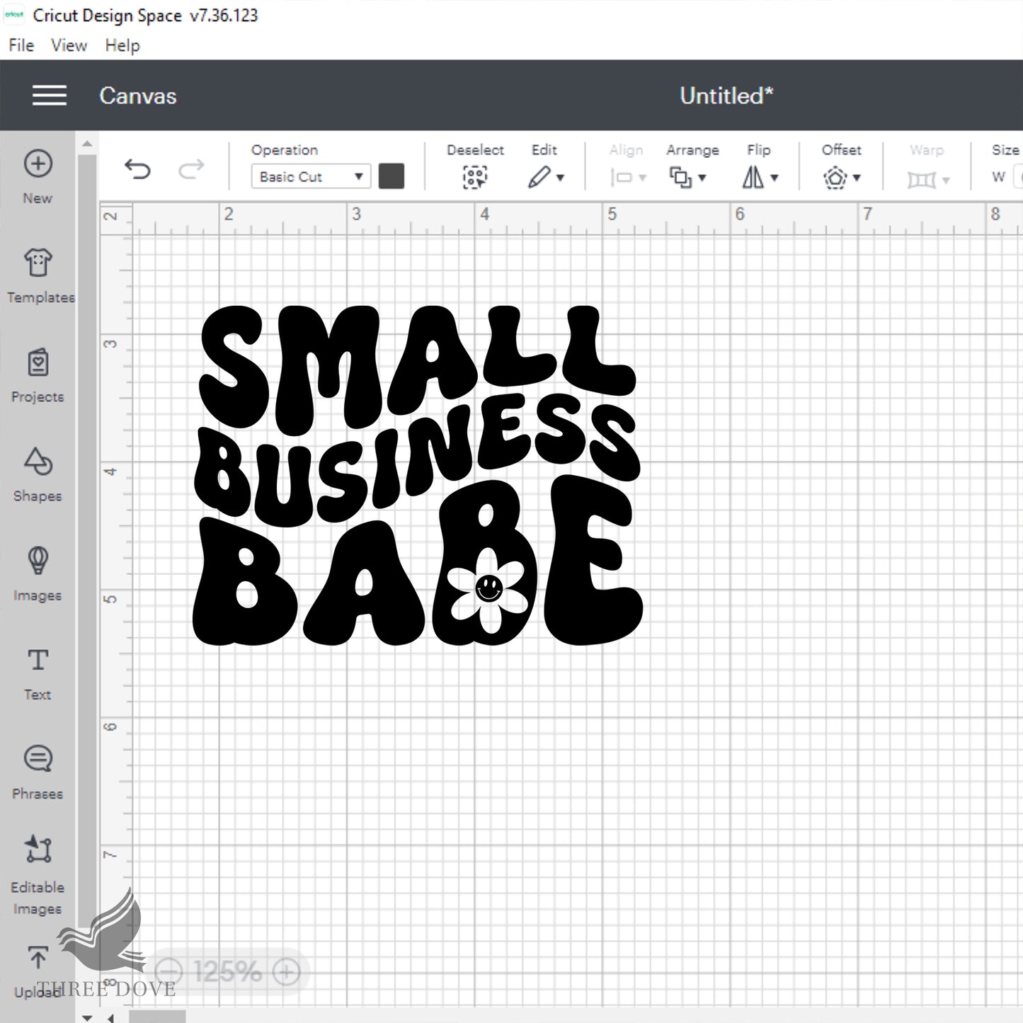 small business babe retro wavy svg