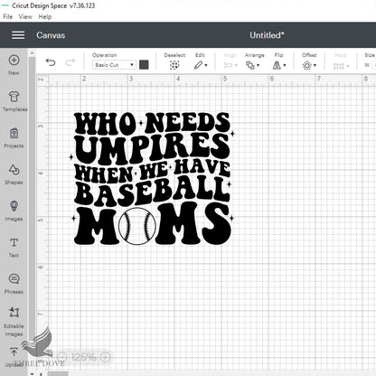 Who Needs Umpires When We Have Baseball Mom Retro Wavy SVG