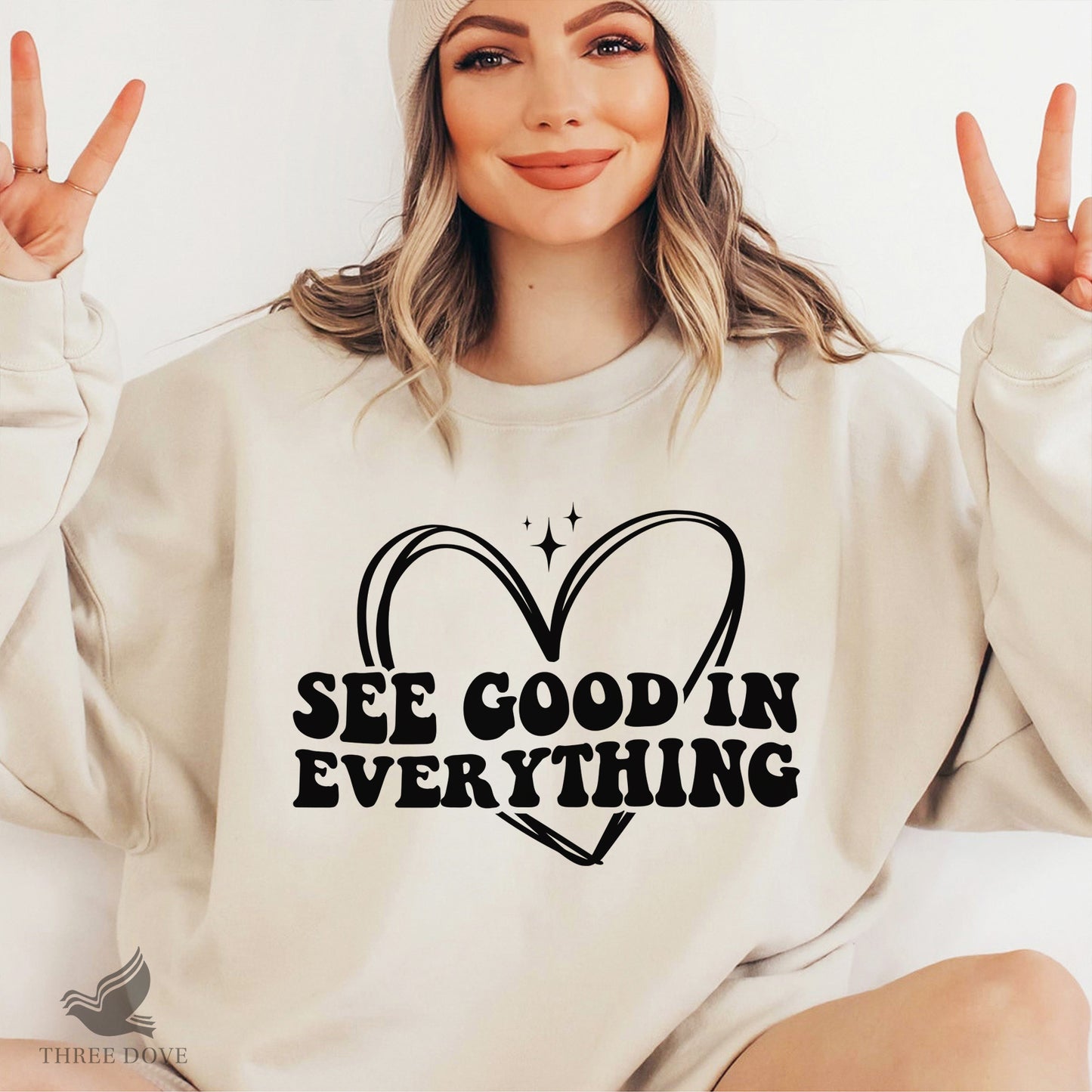 see good in everything retro wavy svg