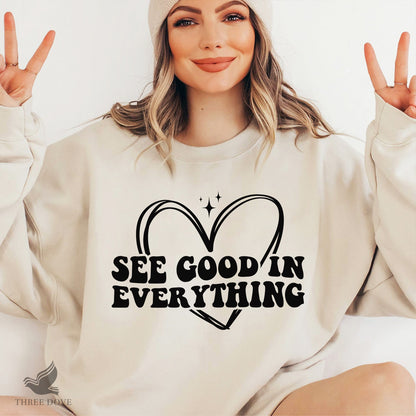 See good in everything Retro Wavy SVG