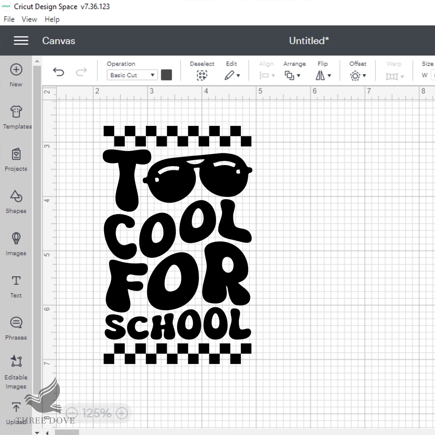 too cool for school retro wavy svg