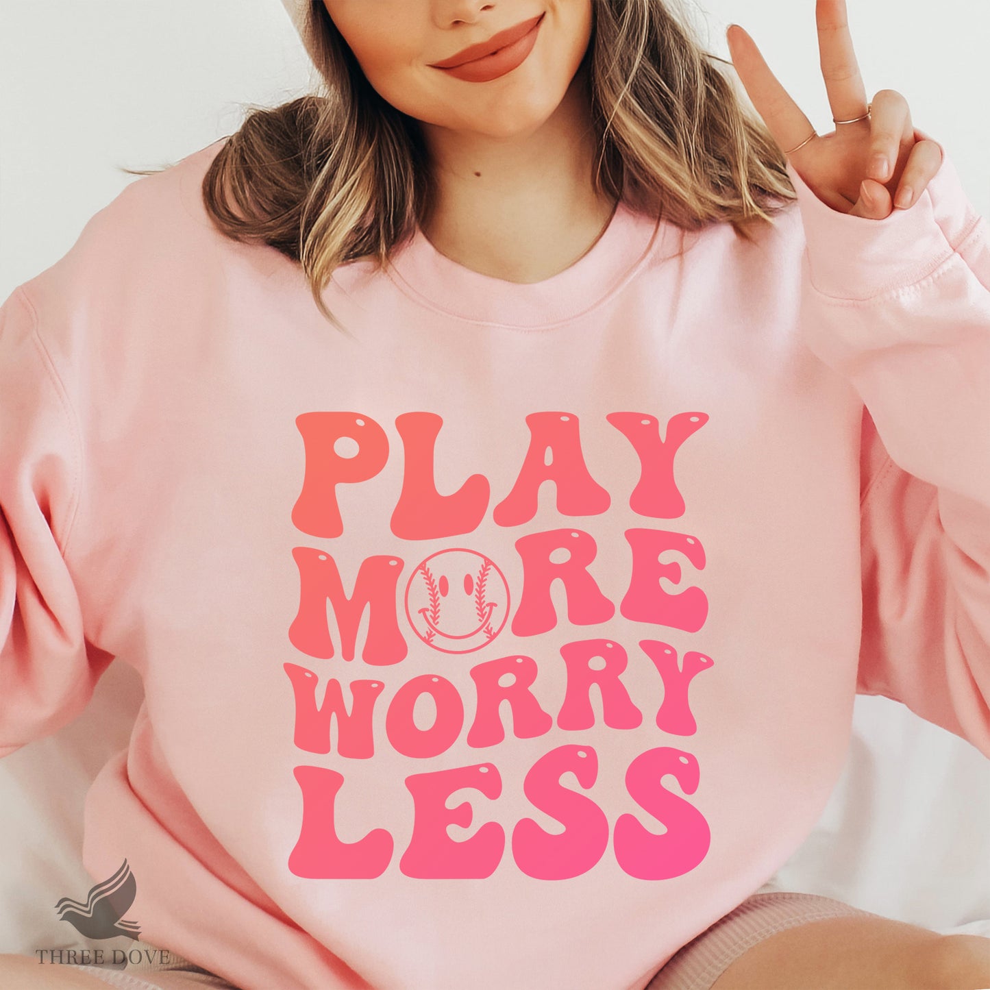 play more worry less wavy svg