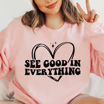 See good in everything Retro Wavy SVG