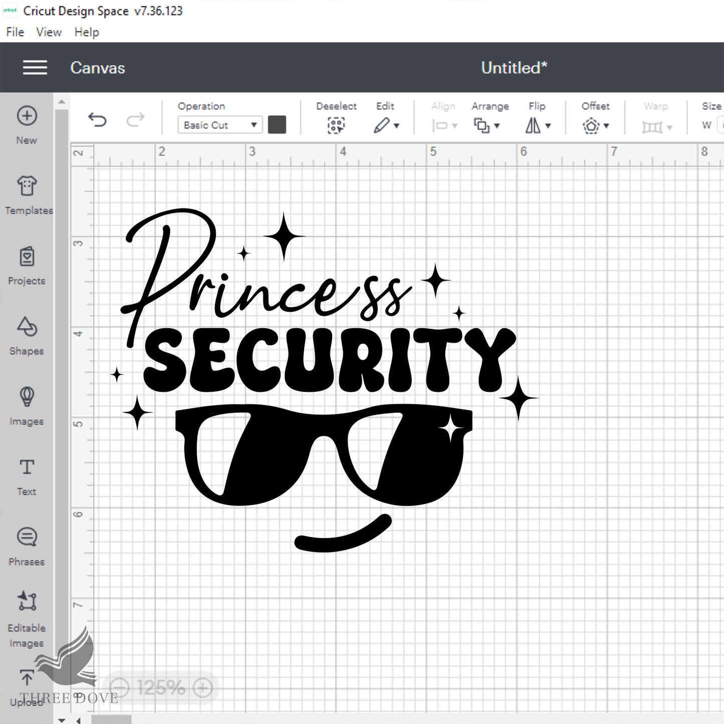 princess security svg