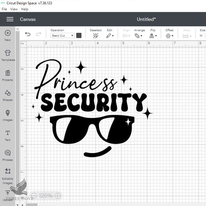 Princess Security SVG