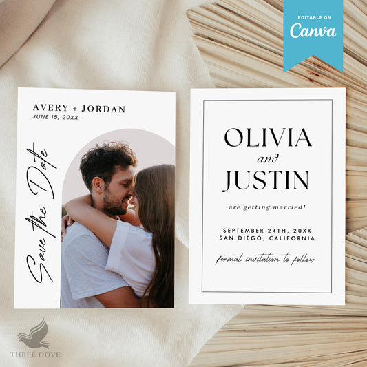 DIY Stylish Save the Date Template