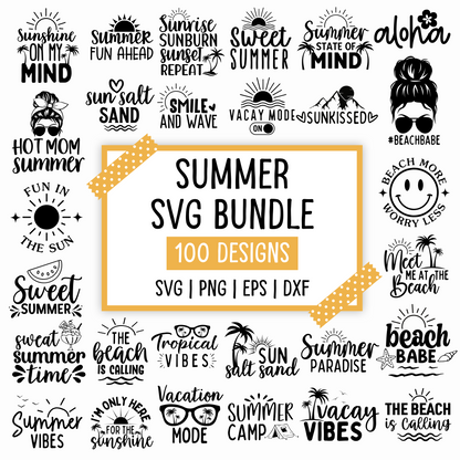 Summer SVG Mega Bundle