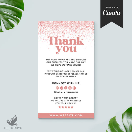 Small Business Thank You Card Template