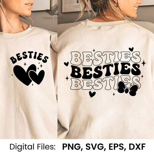 Besties Wavy SVG