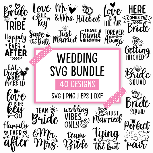 Wedding SVG Bundle