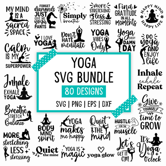 Yoga SVG Bundle